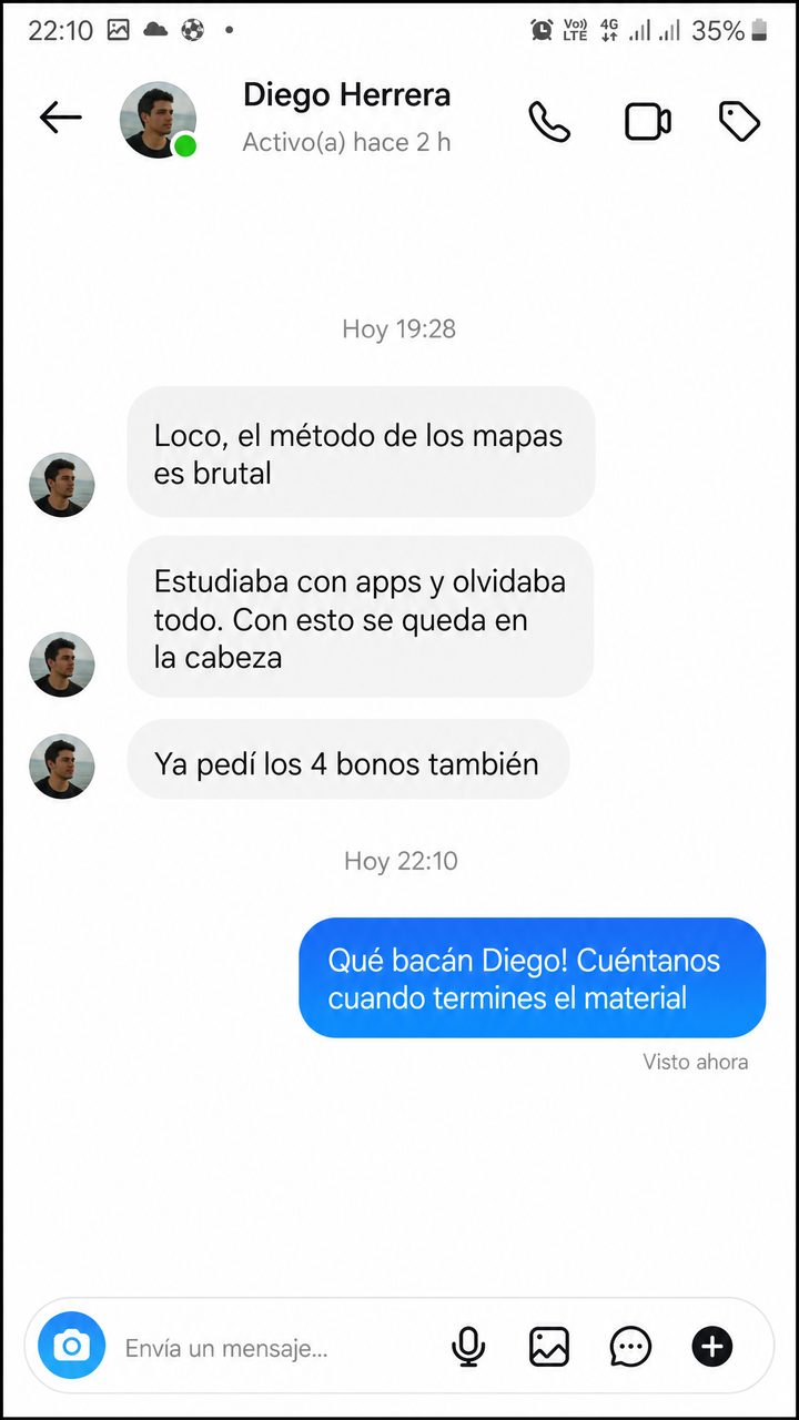 DM en Instagram