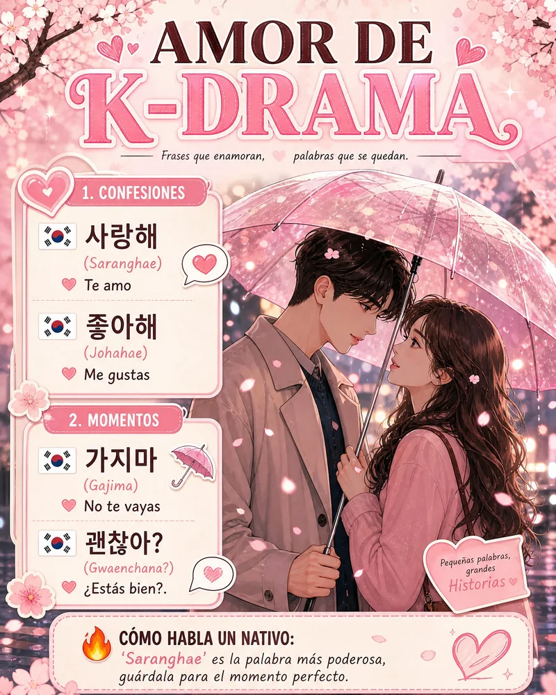Mapa mental, frases de k-drama